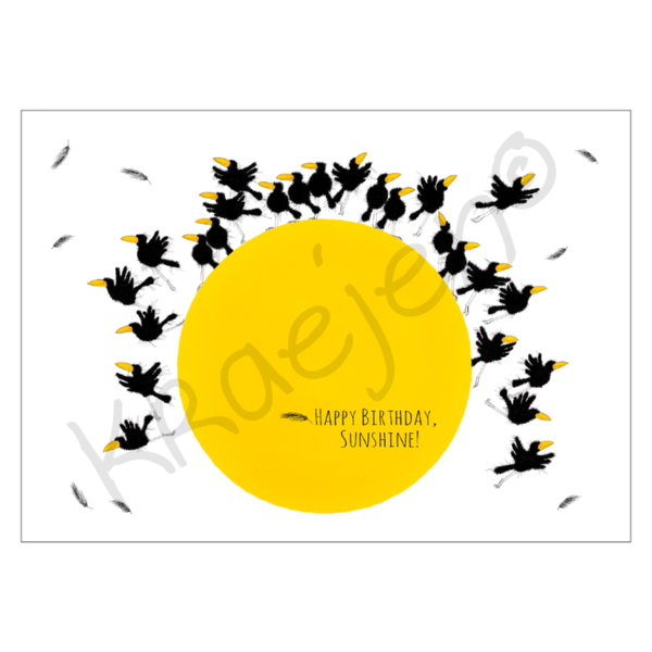 70152-Doppelkarte, Happy Birthday, Sunshine!